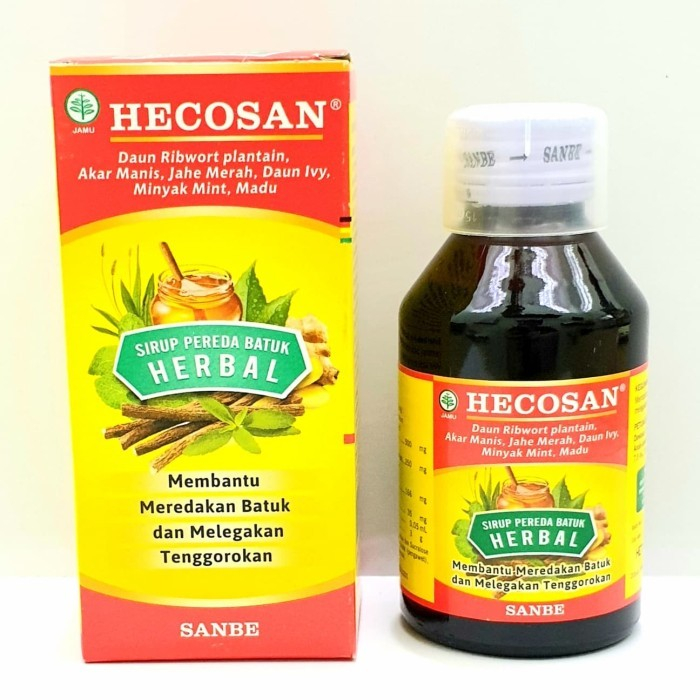 HECOSAN HERBAL SIRUP 120ML / MEREDAKAN BATUK
