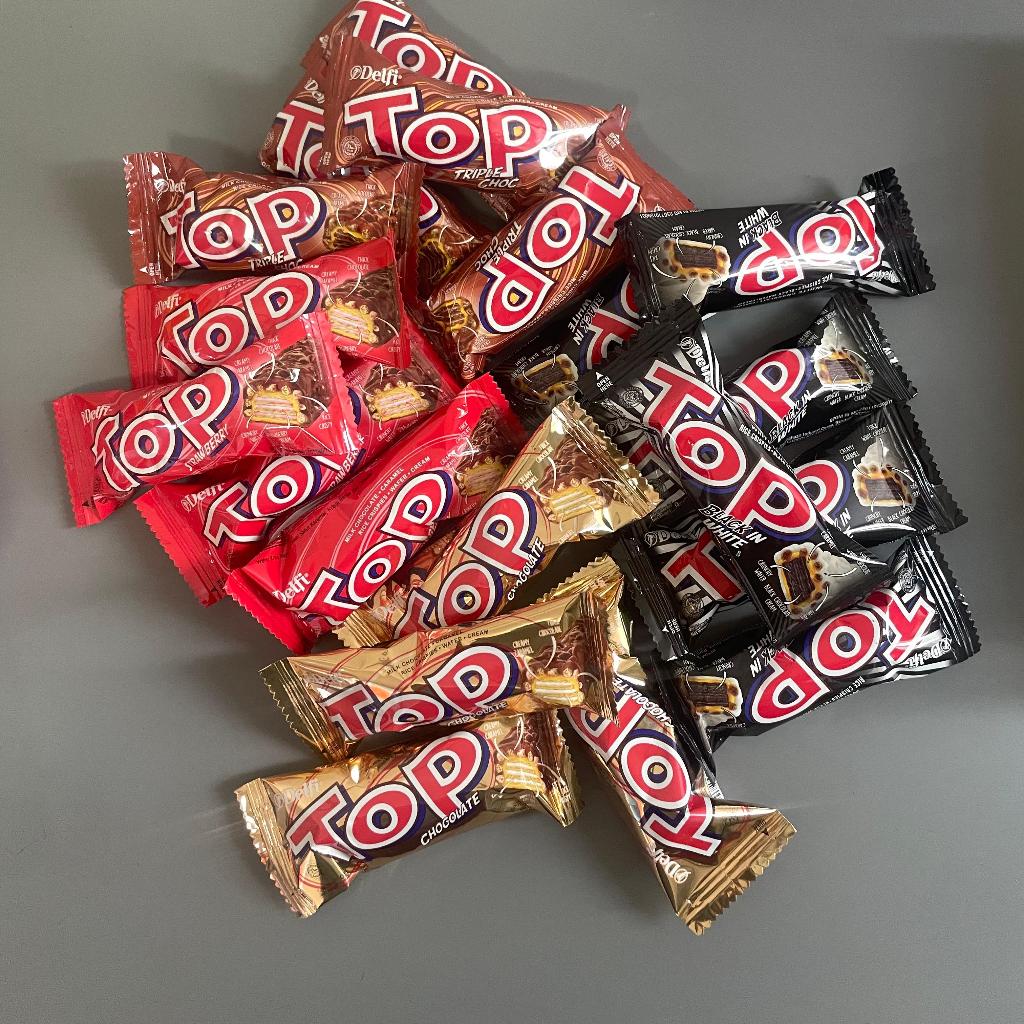 

wiw DELFI TOP WAFER BOX COKLAT (ISI 24x9GR) STRAWBERRY / CHOCOLATE / DOUBLE CHOCOLATE / BLACK WHITE