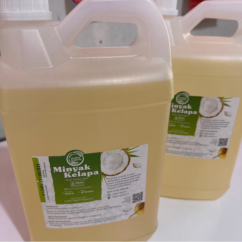 

Lingkar Organik Minyak Kelapa 5L