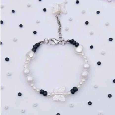 Gelang Beads Kupu-kupu / Gelang Beads Kupu-kupu
