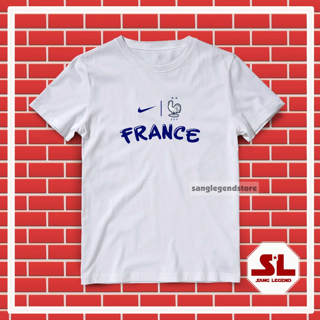KAOS TSHIRT DISTRO BOLA NEGARA PRANCIS FRANCE LES BLEUS 007