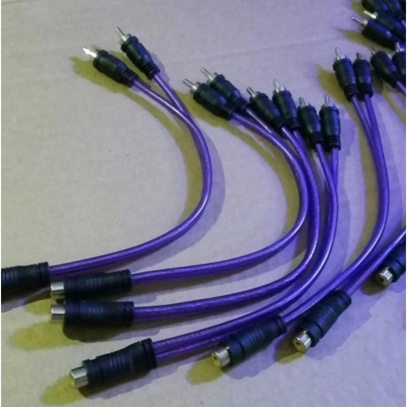 kabel RCA cabang RCA Power Audio