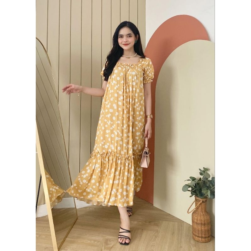 Julia dress hd.id hd id dailywear daster busui rempel kerut