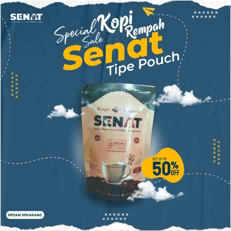 

Kopi Bubuk Kopi Rempah Nusantara Kopi Senat Madura - Tipe Pouch 100 g