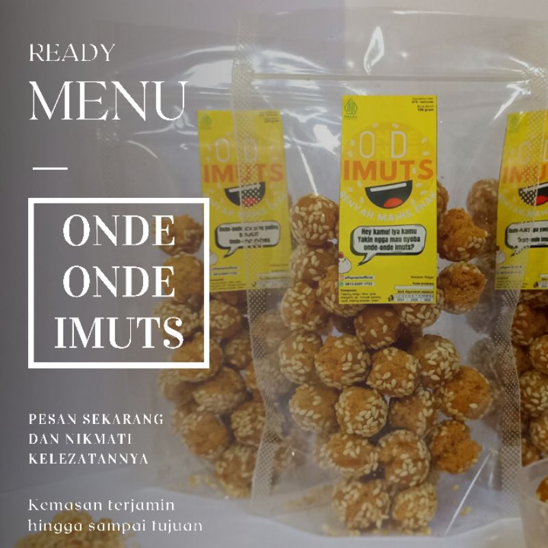 

Onde-Onde Ketawa/Onde Onde Imuts Camilan Makanan Ringan