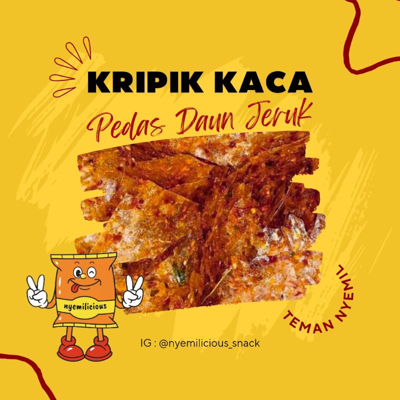 

Kripik Kaca 50gr Daun Jeruk - Nyemilicious