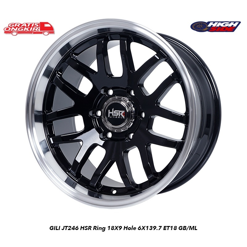 Velg Racing Ring 18 Mobil Mitsubishi Pajero Sport Velg Hsr Gili