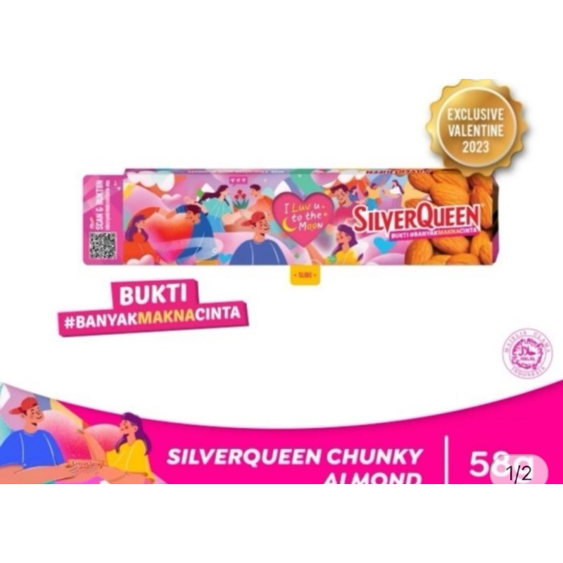 

Tambah Silverqueen 58g Valentine