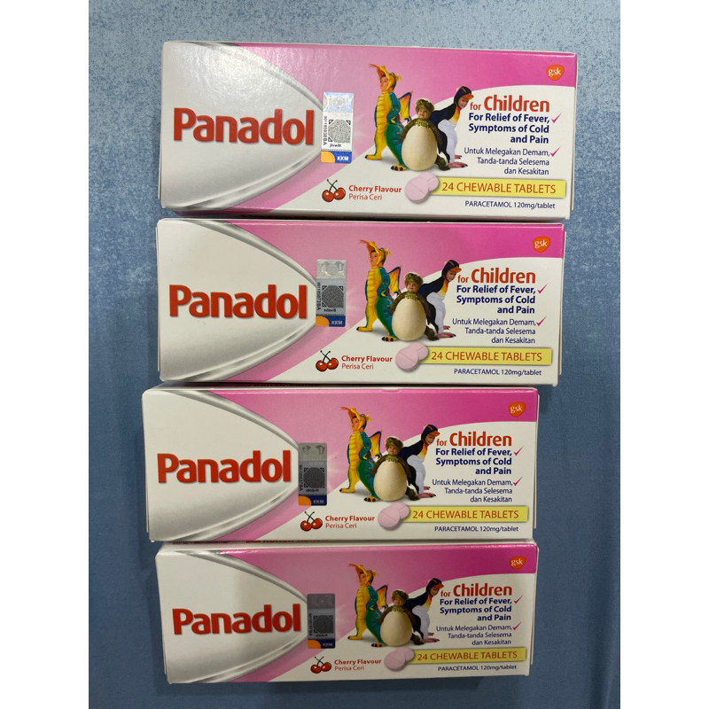 Panadol Anak 24 chewable tablets Original Malaysia
