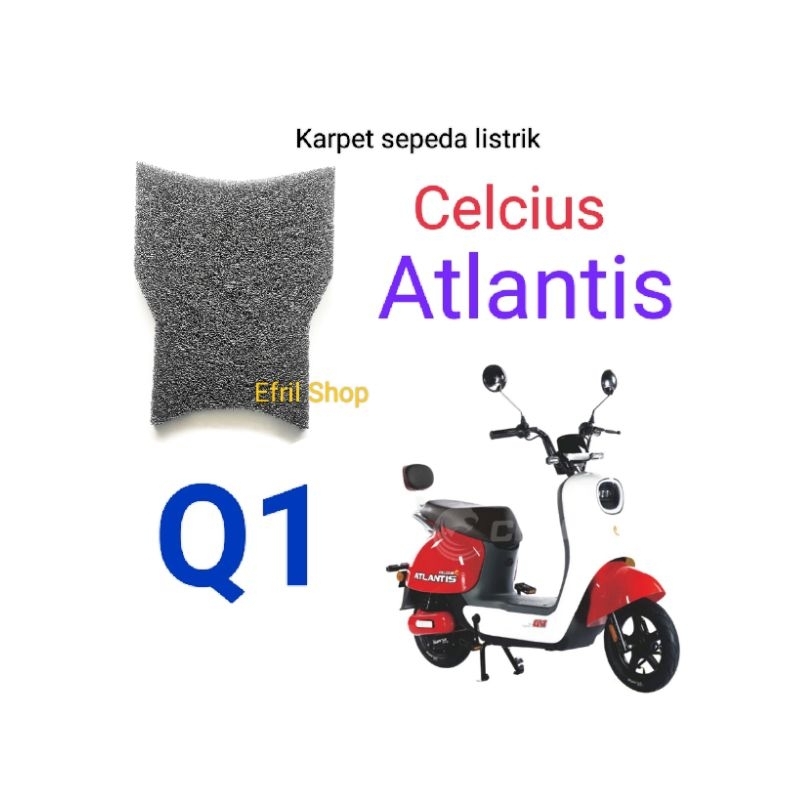 ⭐⭐⭐⭐⭐ Karpet sepeda listrik Celcius Atlantis Q1