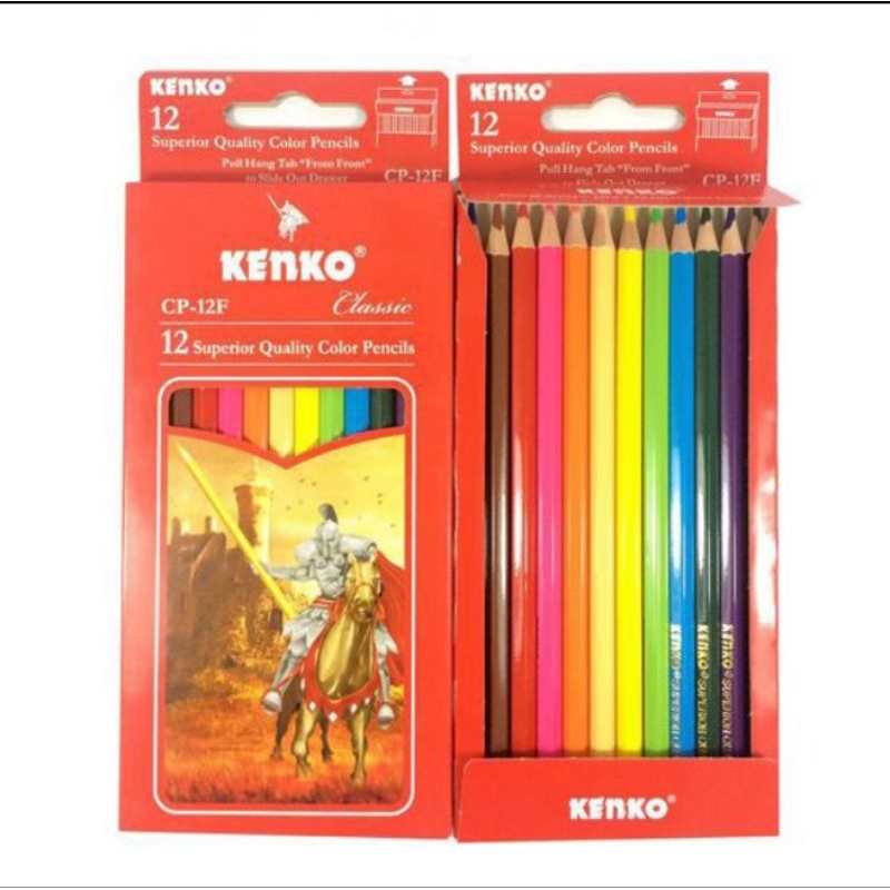 

Pensil Warna KENKO 12W CP-12F Panjang