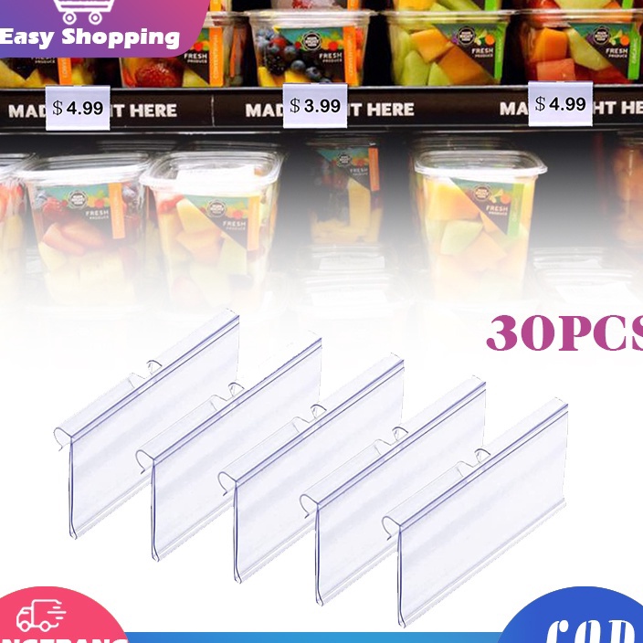 

PROMO MURAH 3pcs Label Harga Mika Price Tag Holder PVC Price Tag Card Price Tag Holder Minimarket Price Tag Label Holder
