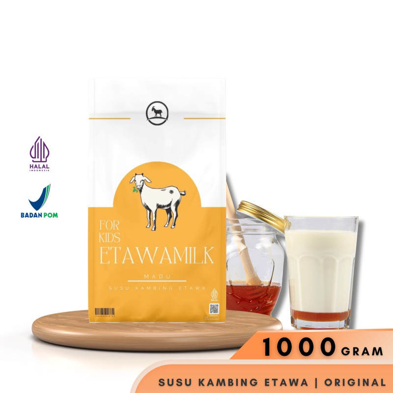 Etwamilk For Kids Susu Kambing Etawa Bubuk 1kg Rasa Madu