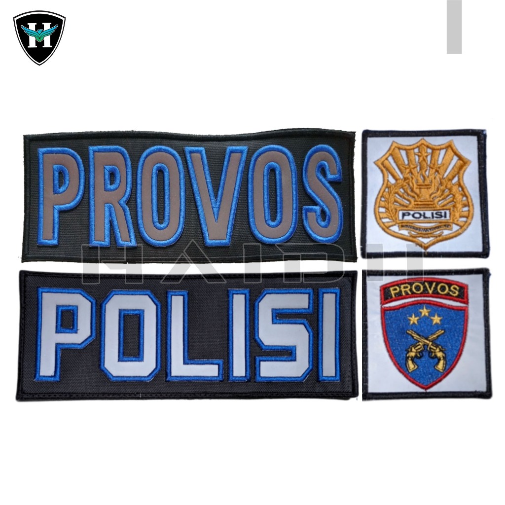 Logo Bordir Provos / Polisi / Patch Bordir