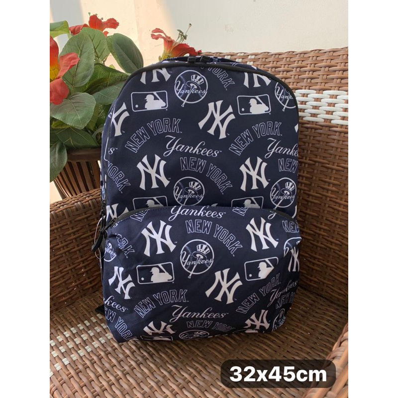 Original Backpack NEWERA MLB Navy motif/hijau army