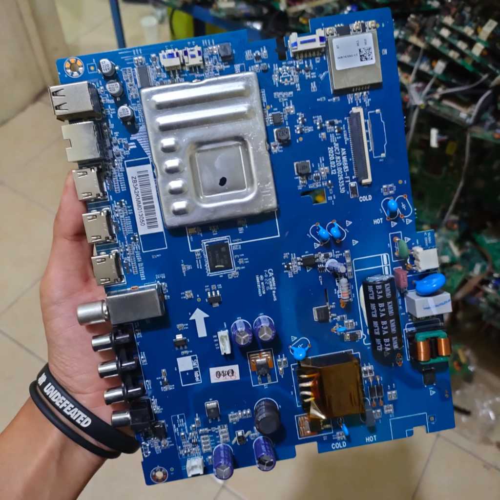 NEW MB MAINBOARD MESIN TV ANDROID REALME 32 IN SOKET LEBAR RELME RELMI