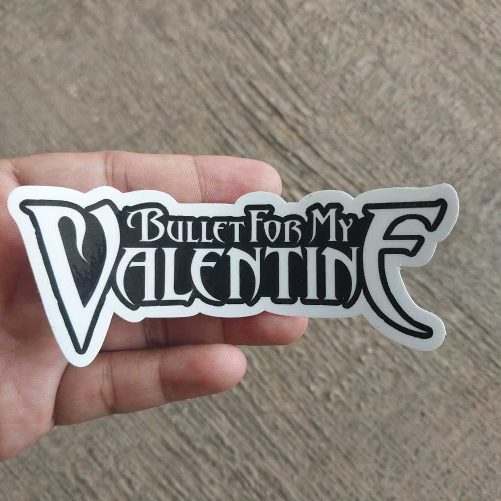 

STIKER BULLET FOR MY VALENTINE - STICKER CUTTING / METAL / BAND INDIE / POP PUNK STIKER SATUAN / HELM / LAPTOP / HP