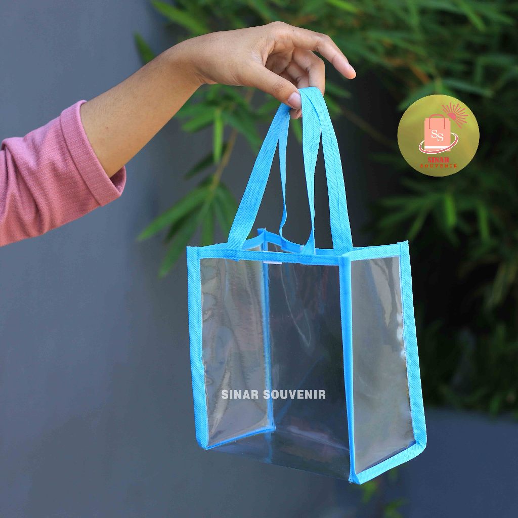

TAS MIKA HAMPERS FULL MIKA TRANSPARAN LIST WARNA WARNI Uk 20 x 10 x 20 TERLARIS LANGSUNG KIRIM