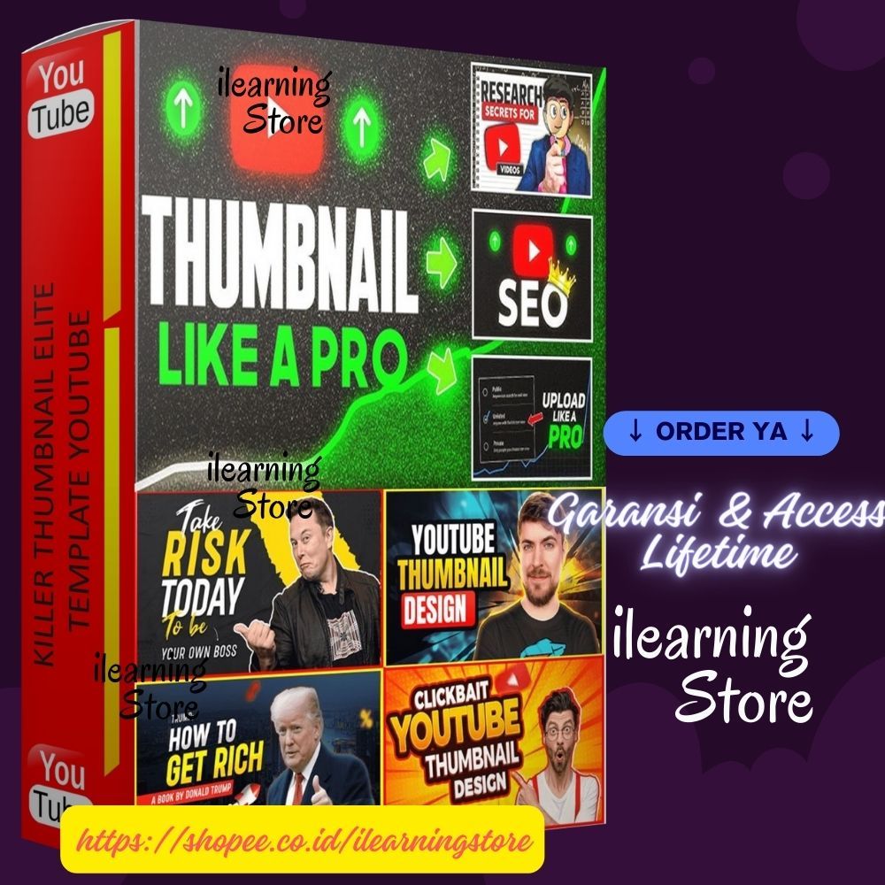 [CC03] Membuat Thumbnail Youtube Like a Pro (KILLER THUMBNAIL ELITE TEMPLATE YOUTUBE)