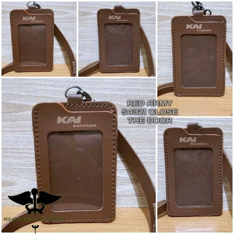 

ID Card Holder Tali Lanyard Name Tag Logo KAI ALL DIVISI