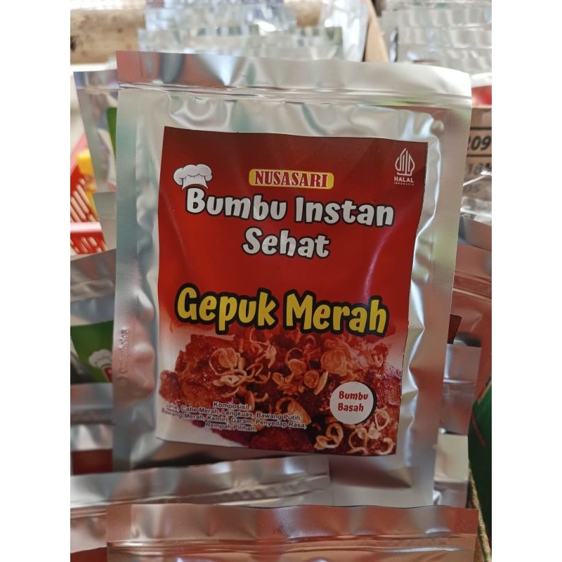 

Nusasari - Bumbu Basah Gepuk Merah tanpa pengawet