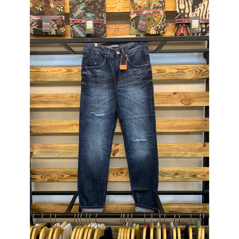 celana jeans pria picasso denim sobek(tidak karet)