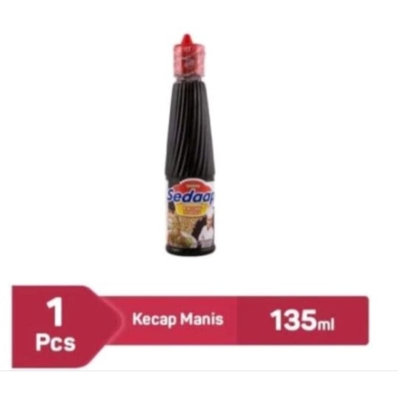 

Kecap manis sedap 135ml kemasan botol
