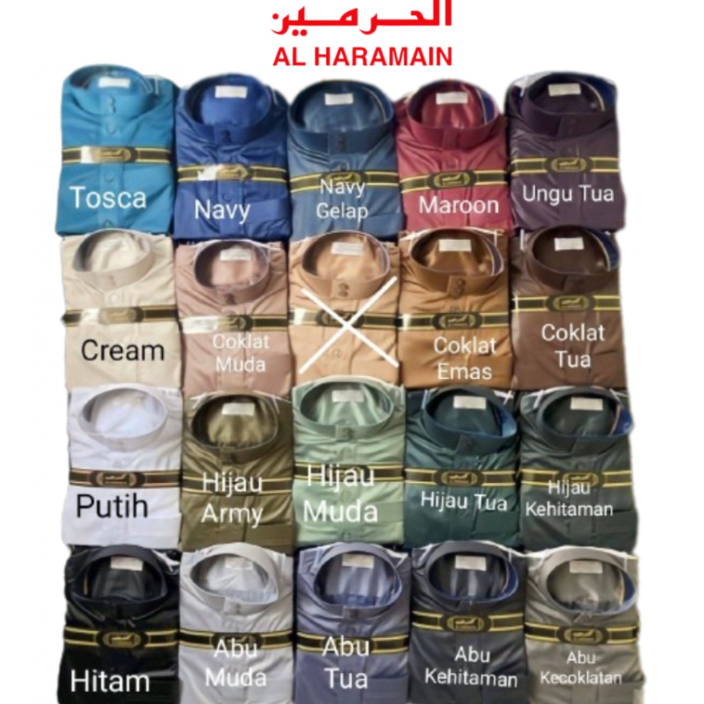 Cepat laku  BISA COD  GAMIS  JUBAH AL HARAMAIN ORIGINAL 1 POLYSTER IMPORT SAUDI ARAB VIET ORI UKURAN