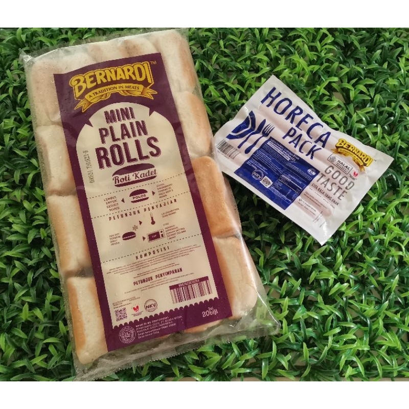 

Paket Hot Dog Horeca Kecil - Roti 20 Sosis 22 pcs