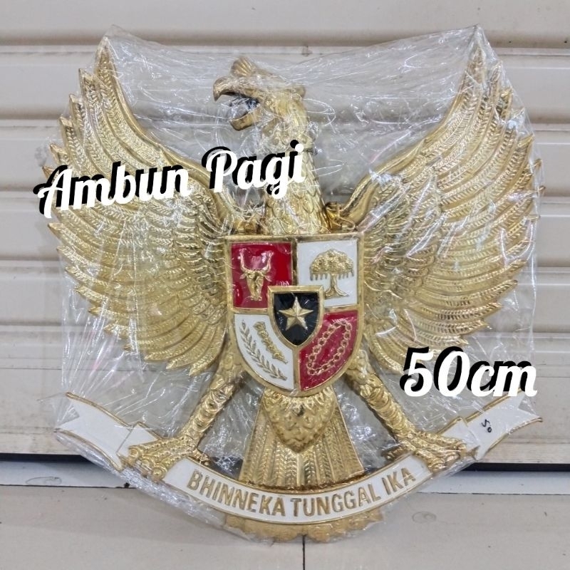 

best seller patung garuda kuningan garuda Pancasila ukuran 50cm ready stock