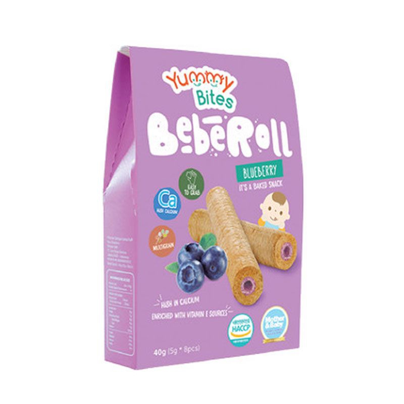 YUMMY BITES BEBEROLL BLUEBERRY 40GR