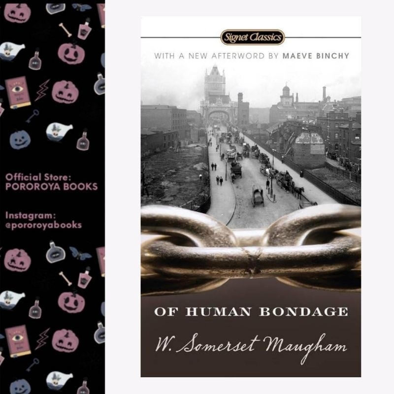 PO Buku Original Novel OF HUMAN BONDAGE W Somerset Maugham English Mass Market Paperback Signet Clas