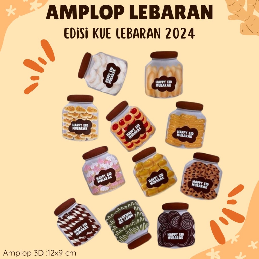 

Baity Mumtasz- Amplop 3D Toples Kue 10 PCS - Amplop Lebaran Idul Fitri 2024 - Amplop Lucu Viral Karakter Angpao Ampau