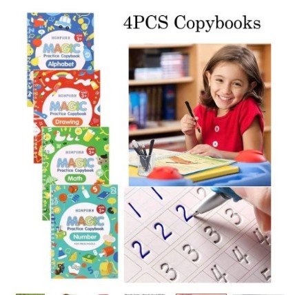 

GL Buku Ajaib Belajar Menulis Anak Sank Magic Book 3D 4Pcs Termurah