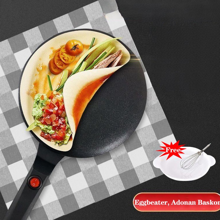 ERA SiapPancake Crape Maker Teflon Alat Cetakan Pembuat Kulit Lumpia Risol Risoles Listrik r Special