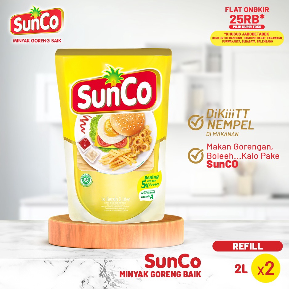 

Penawaran Terbaik Sunco Minyak Goreng Refill 2L Twinpack