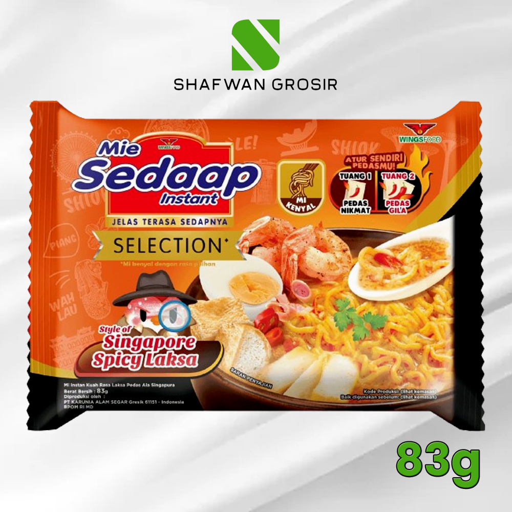 

Mie Sedaap Singapore Spicy Laksa/Mie Kuah Instan 83gr