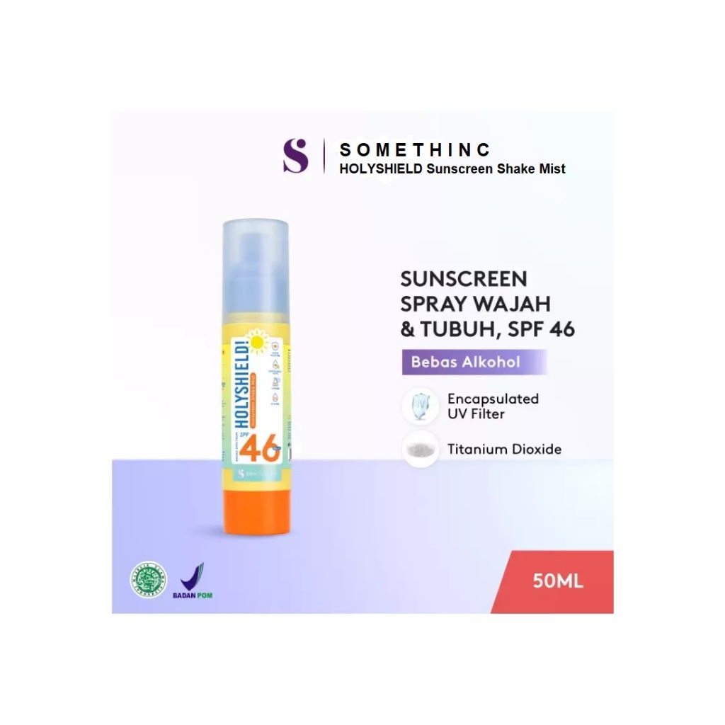 SOMETHINC Holyshield! Sunscreen Shake Mist SPF46 PA+++ - Sunscreen Spray - New Formula 50ml
