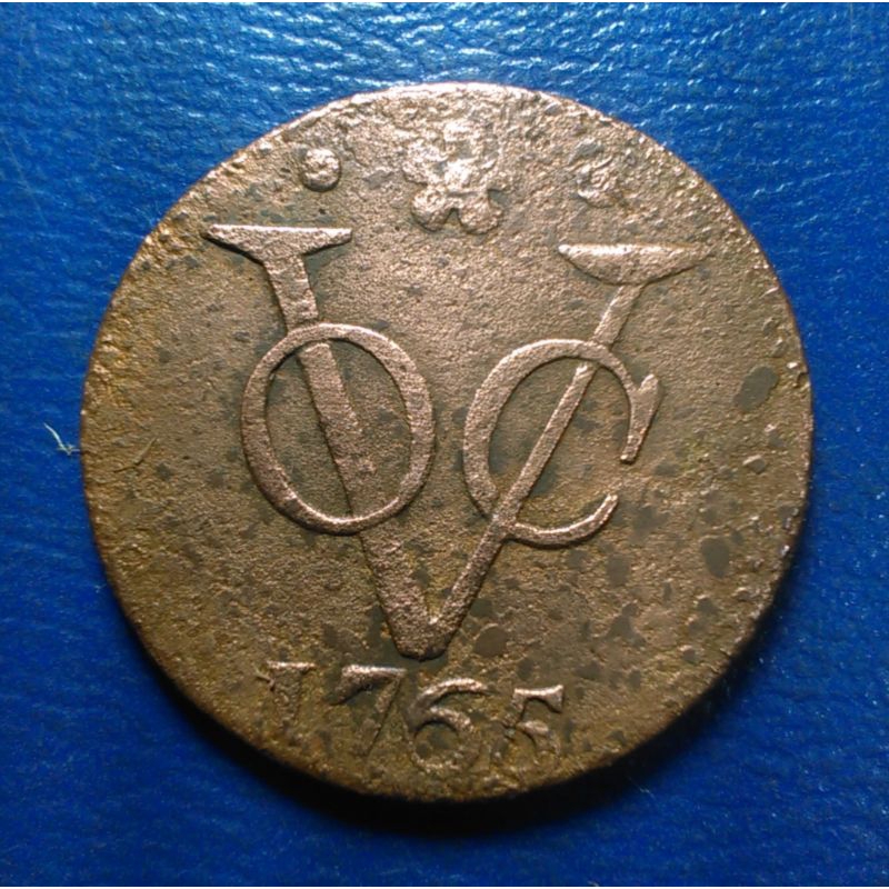 Koin VOC 1 Duit Holland 1765