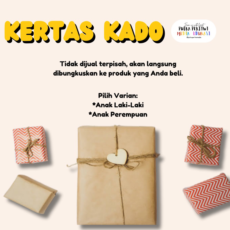 

Kertas Kado / Bungkus Kado / Gift Wrapping - CV. KARYA PUTRA PERTIWI