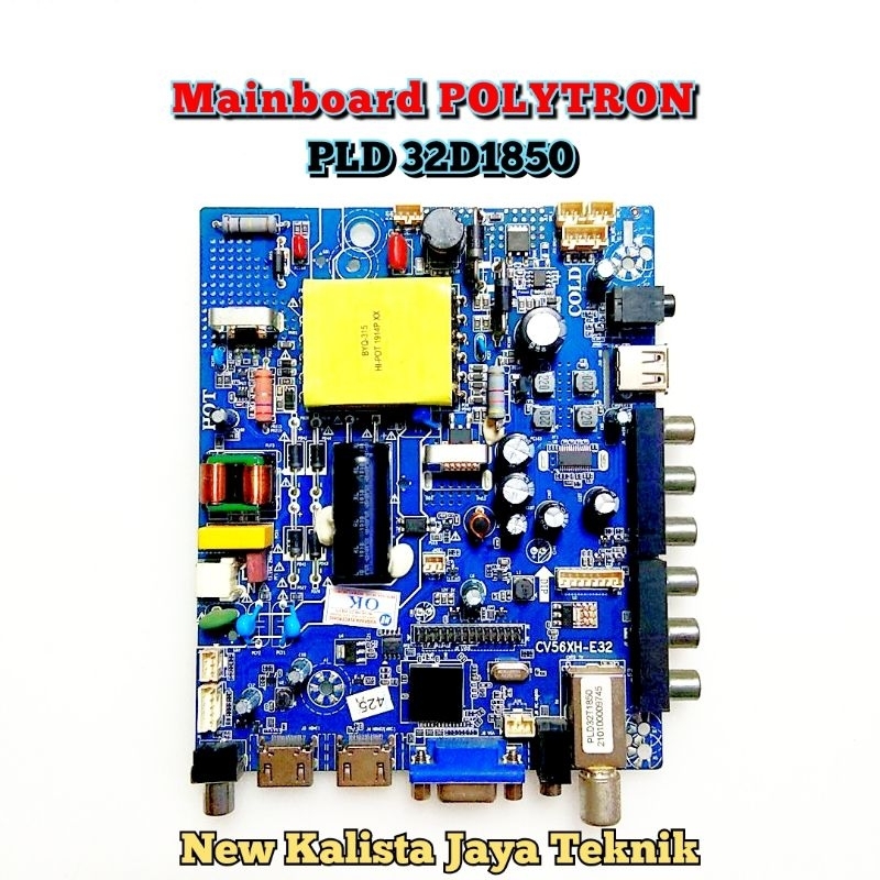 MB POLYTRON PLD 32D1850 ORIGINAL CV56XH-E32 MB POLYTRON 32D1850 MOTHERBOARD 32D1850 MB 32D1850 MAINB
