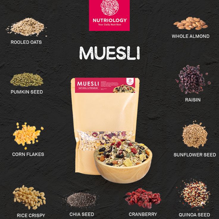 

Promosi Spesial Muesli Fruit seed Nutriology 5 gr Sereal Diet Sehat Sarapan Praktis Murah Bergizi Premium Alami Oatmeal