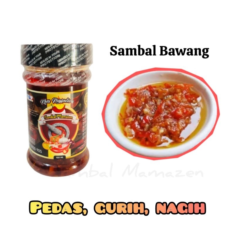 

Sambal Bawang Pawon Mamazen uk 150gr