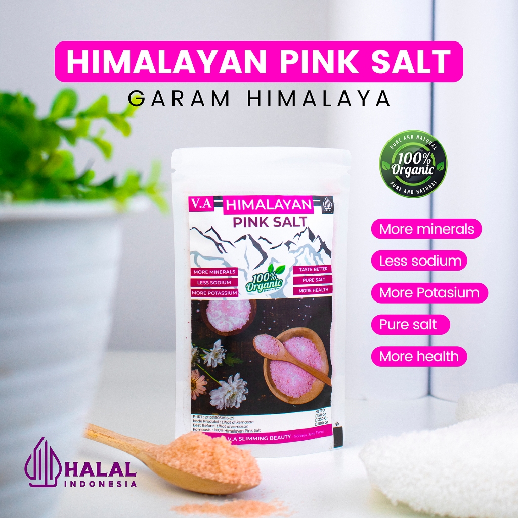 

Garam Himalaya Original Premium Himalayan Pink Salt Himalaya Salt Garam Himalaya Organik Diet Garam