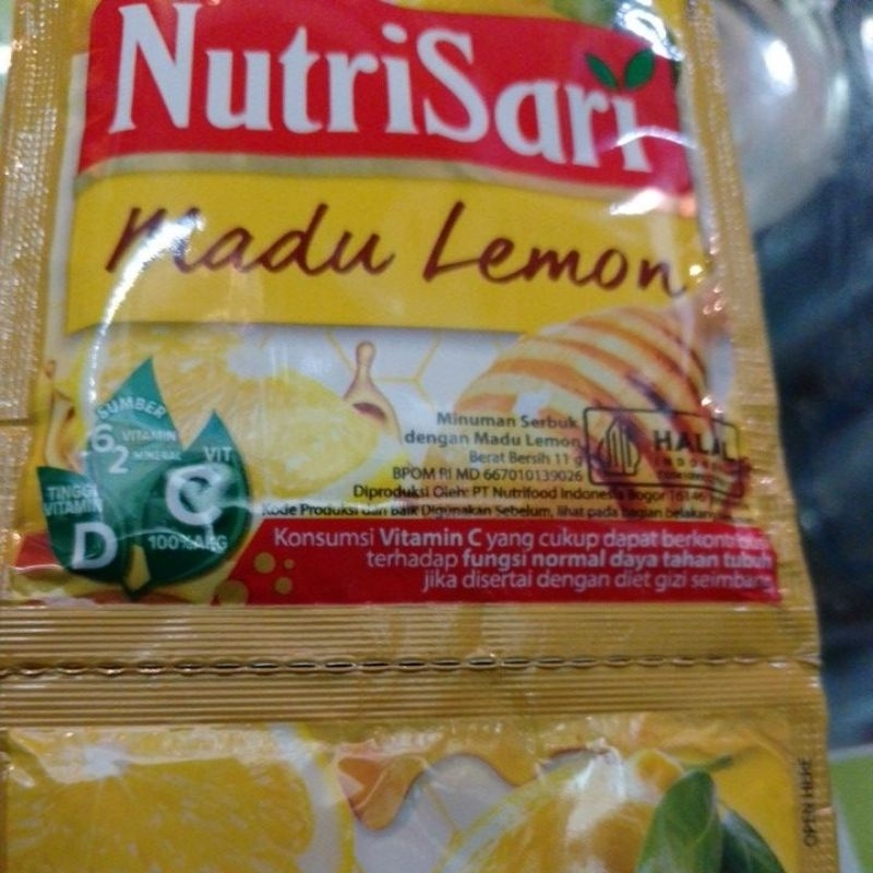 

Nutrisari Madu Lemon