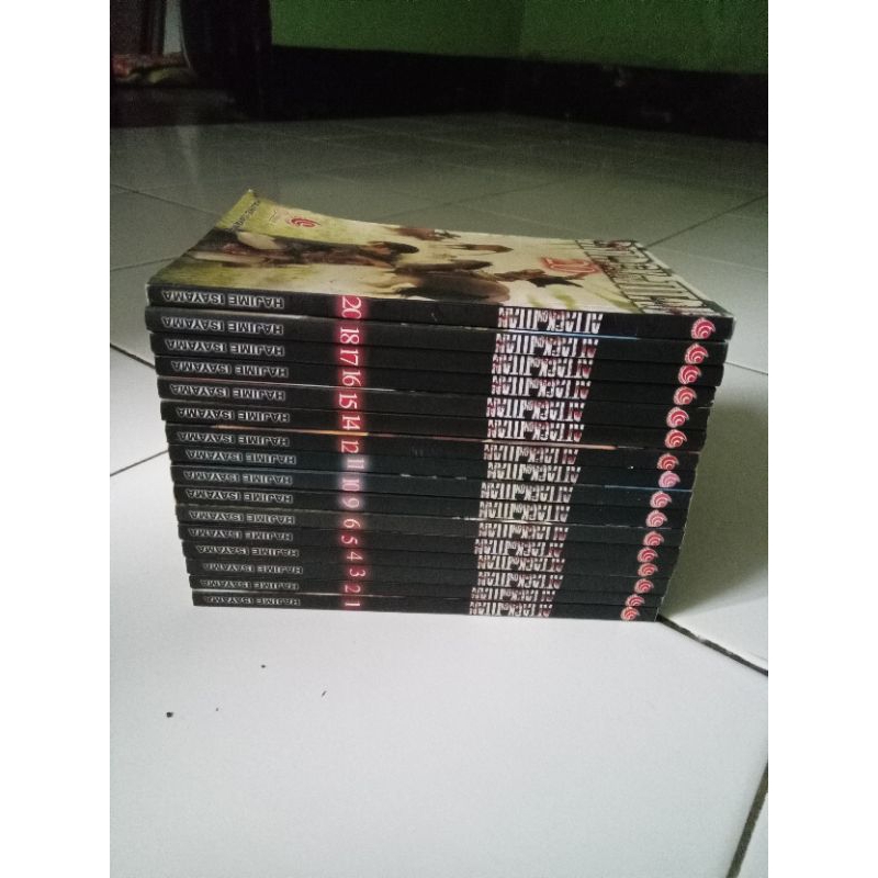 Komik Attack on Titan vol 1-20 minus 4 komik