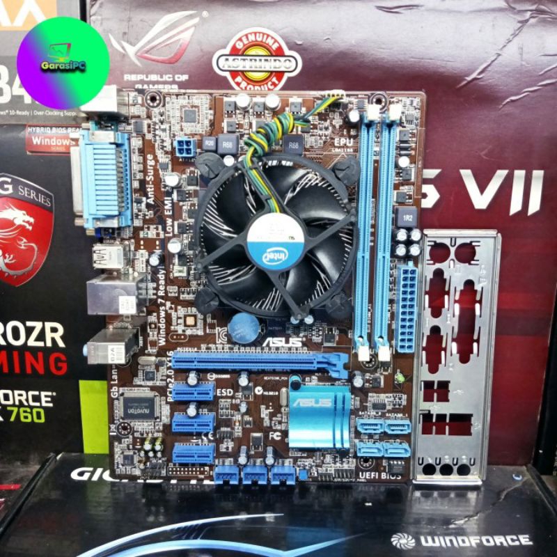 Motherboard H61 Asus + Processor Intel Core i7-3770 3,40GHz Socket LGA 1155