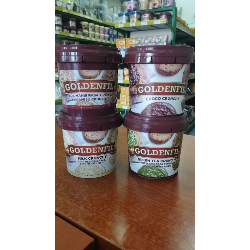 

Goldenfit Saus manis crunchy Pasta crunchy selain roti topping roti bakar 1000g/1kg