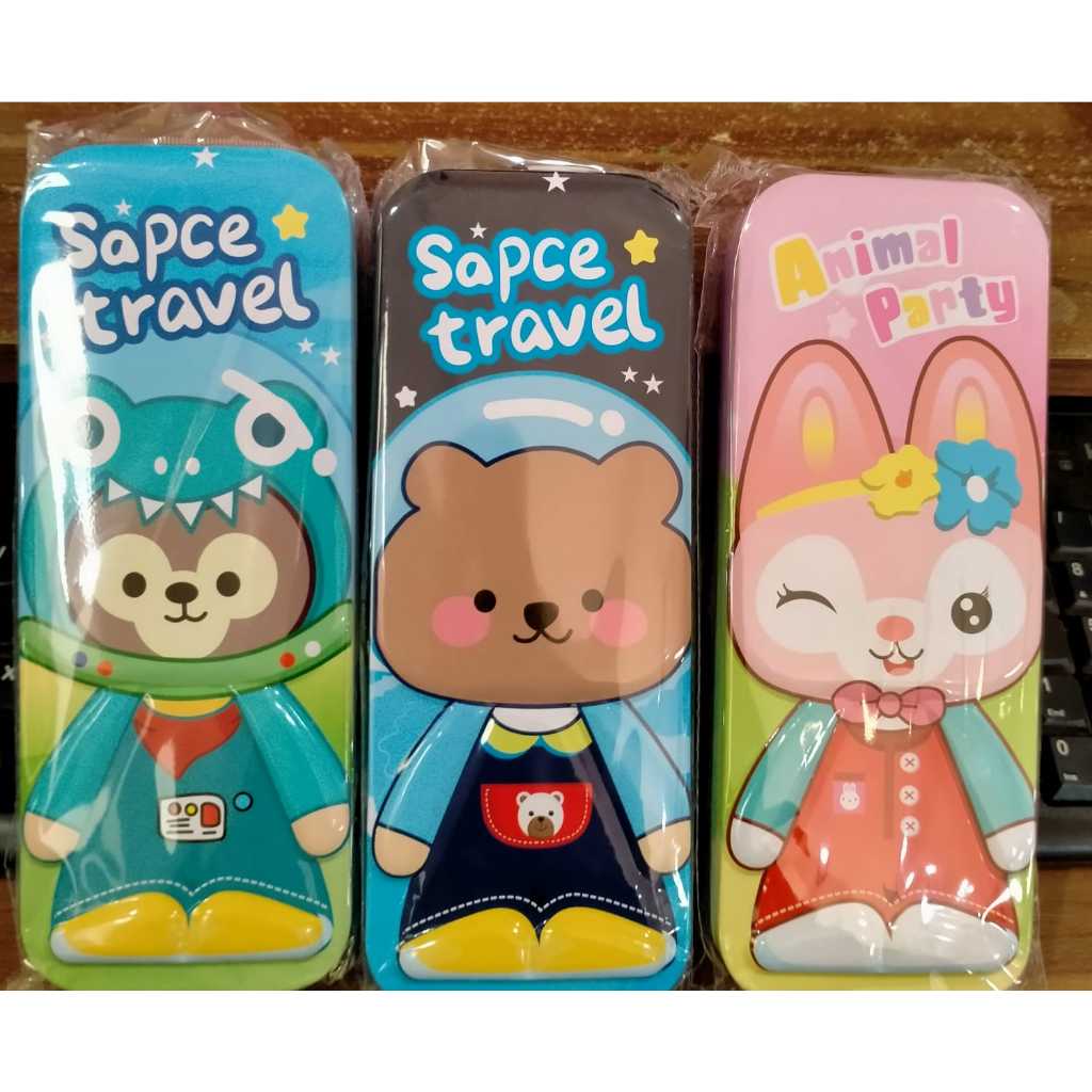 

3 pcs Kotak Pensil Seng ZL-115