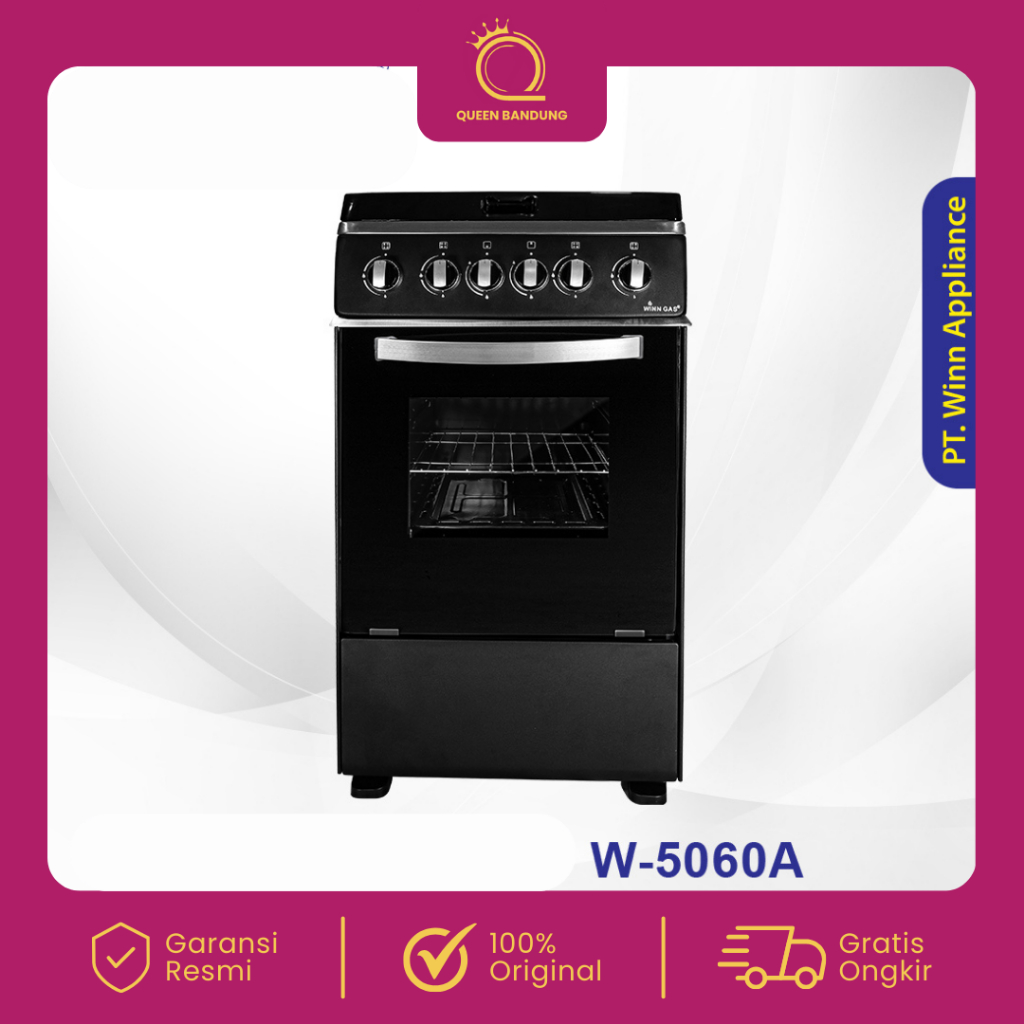 Winn Gas Kompor Gas 4 Tungku Free Standing W-5060